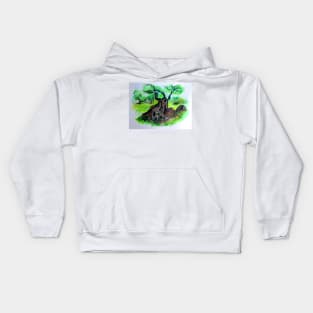 Olive Tree & Grove Digital Enhanced Kids Hoodie